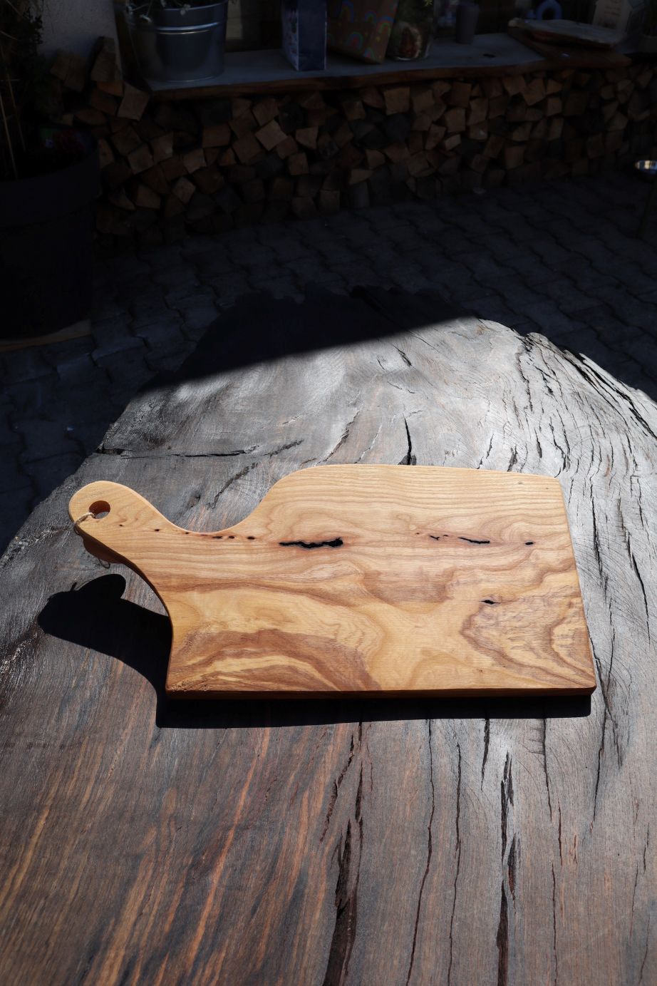 Servierbrett aus Esche