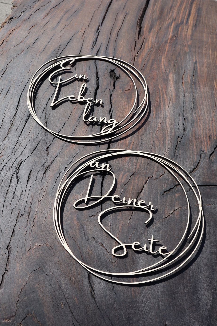 Lasercut Wanddekorationen