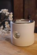 Räucherstövchen Zylinder klein beige
